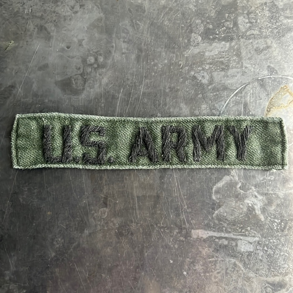 U.S. ARMY embroidered tape patch - Vintage